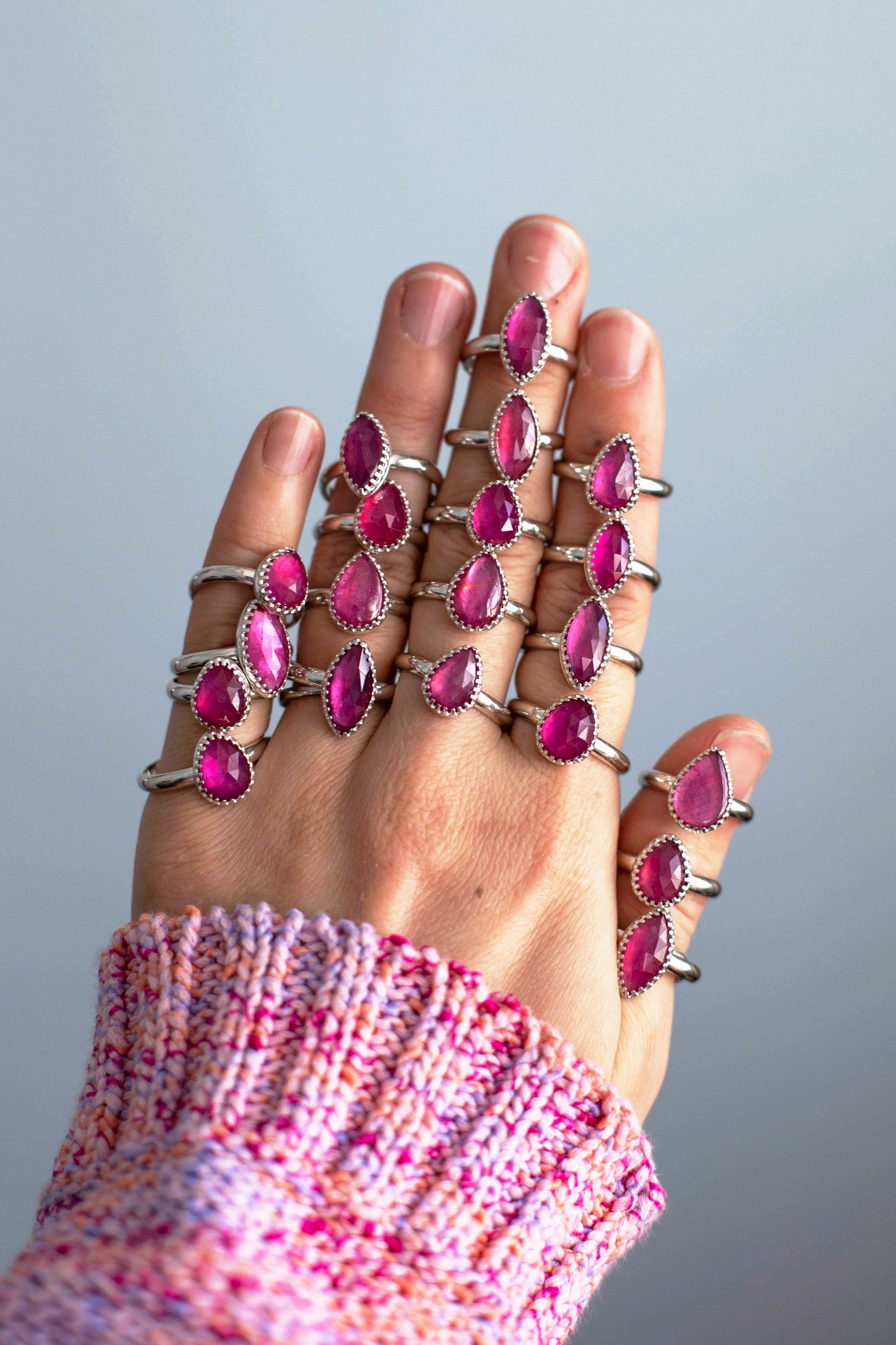 Size 9.5 | Pink Sapphire Ring | #7