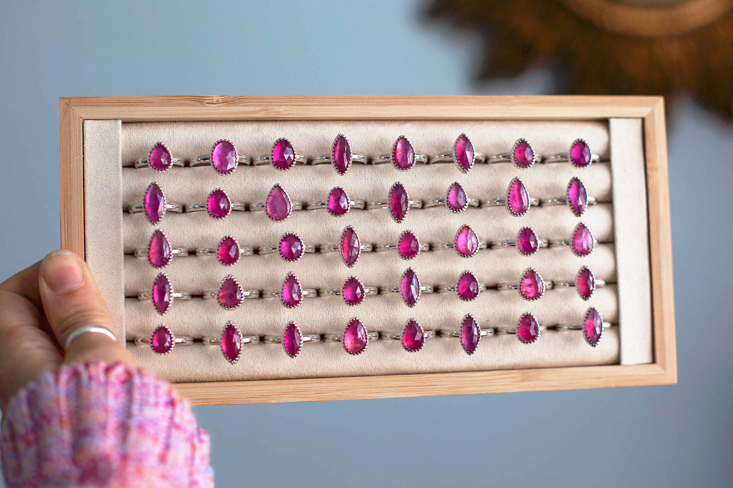 Size 7.5 | Pink Sapphire Ring | #3