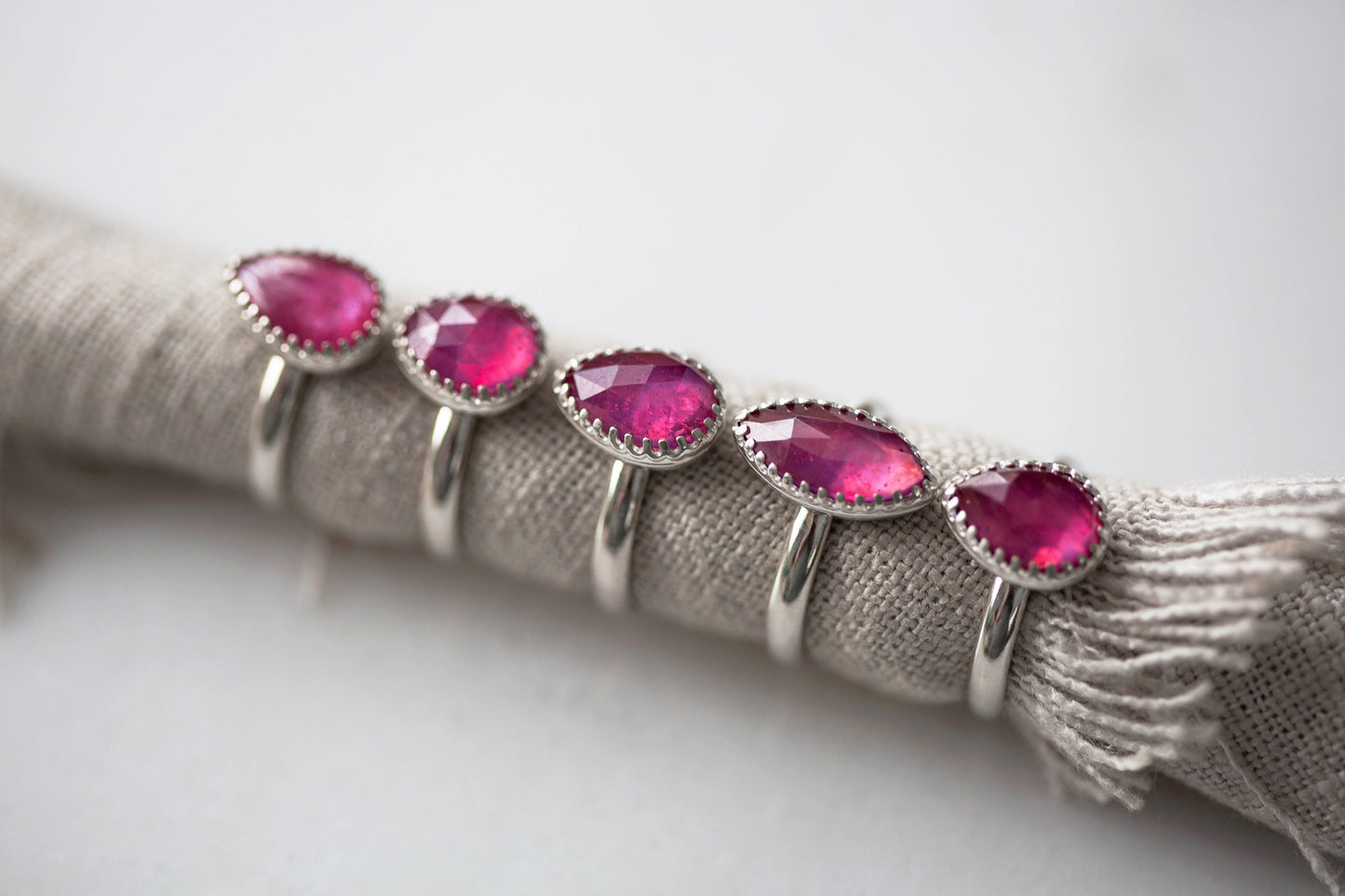 Size 8.5 | Pink Sapphire Ring | #14