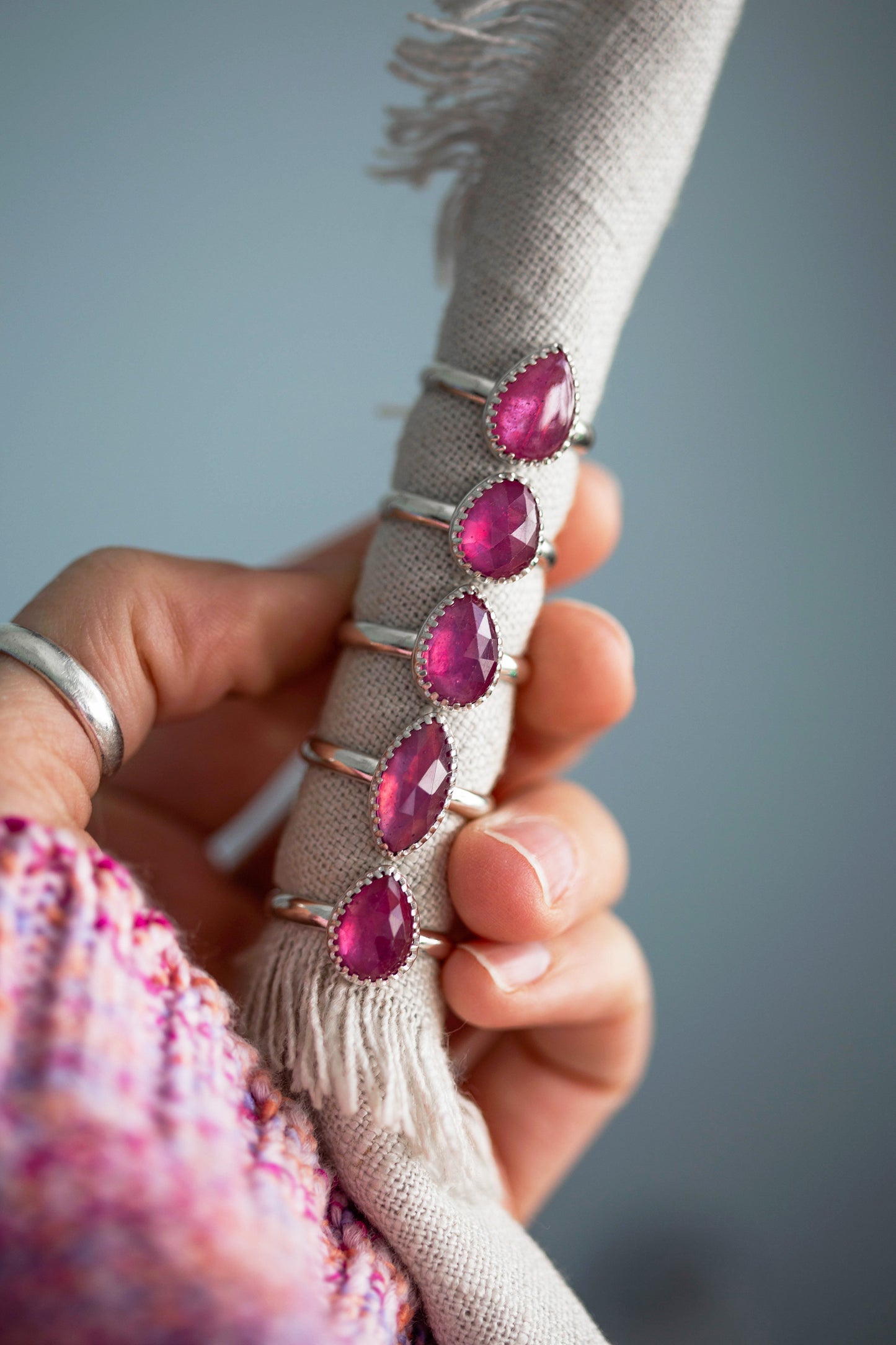 Size 6 | Pink Sapphire Ring | #1