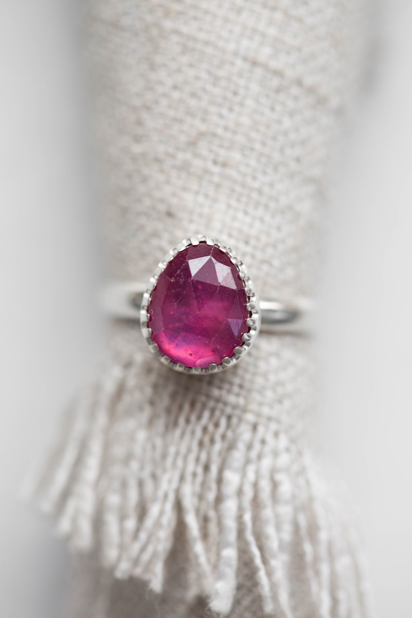 Size 6 | Pink Sapphire Ring | #5