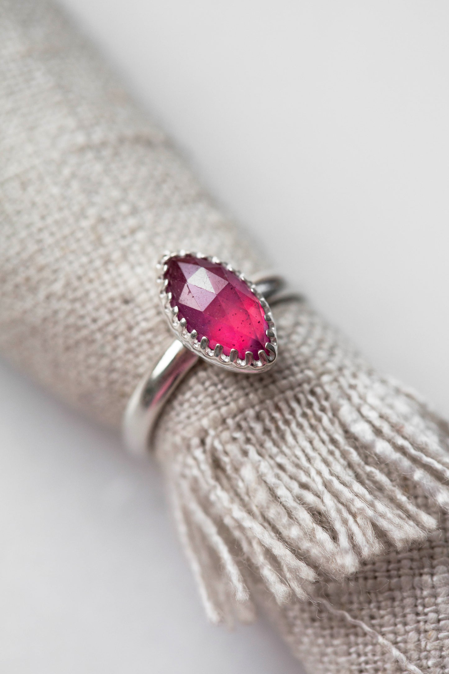 Size 7.75 | Pink Sapphire Ring | #6