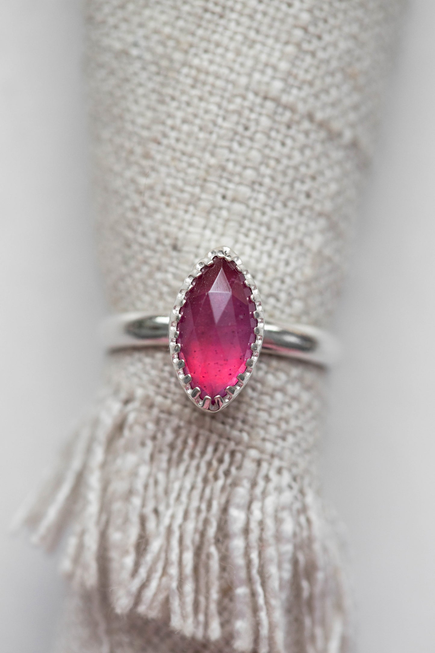 Size 7.75 | Pink Sapphire Ring | #6