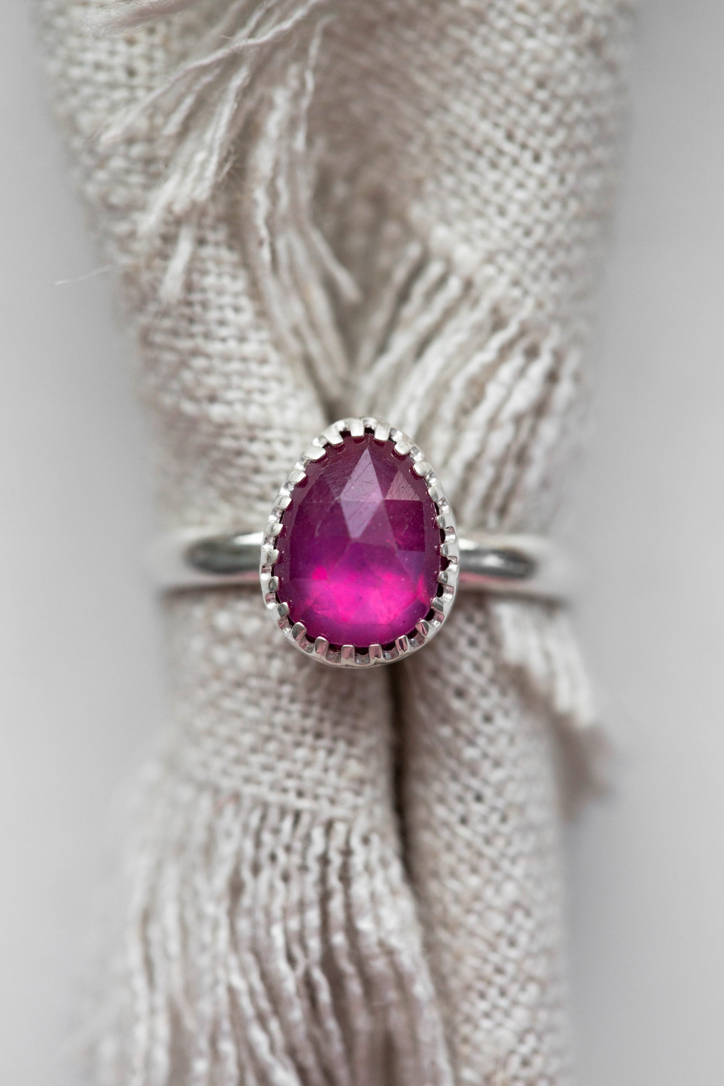 Size 9.5 | Pink Sapphire Ring | #7