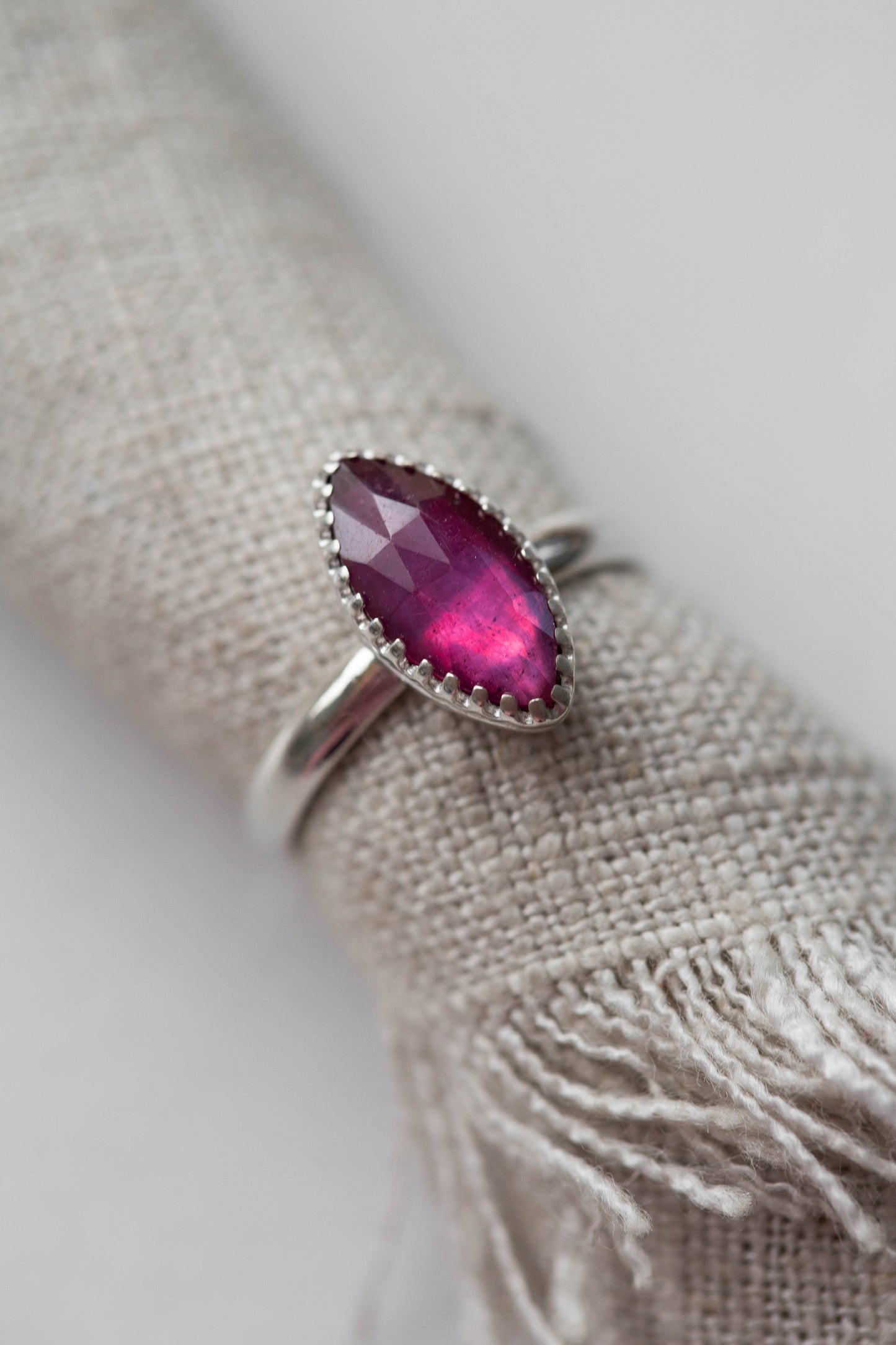Size 9 | Pink Sapphire Ring | #8