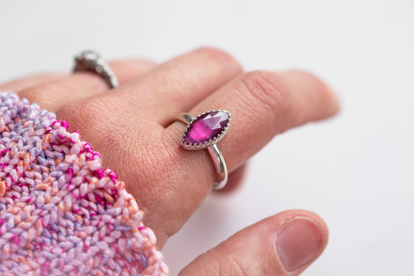 Size 9 | Pink Sapphire Ring | #8