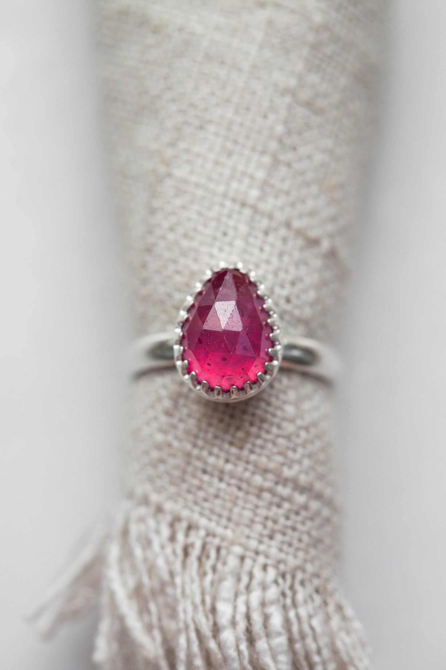 Size 6 | Pink Sapphire Ring | #11
