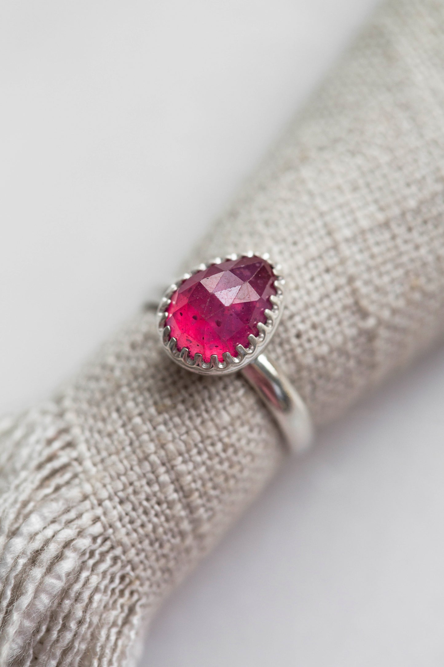 Size 6 | Pink Sapphire Ring | #11