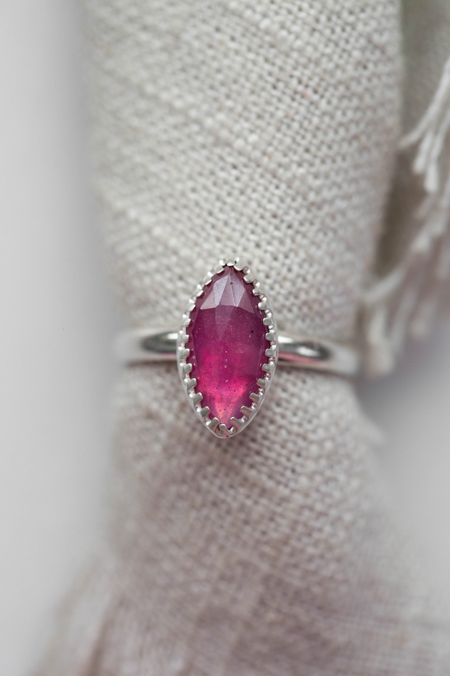 Size 8.75 | Pink Sapphire Ring | #13