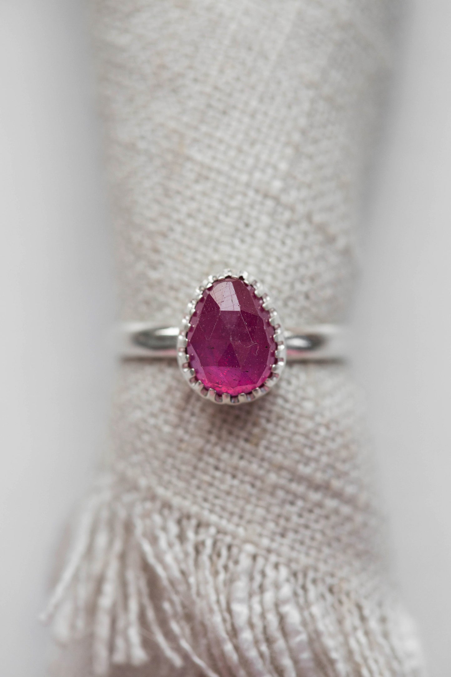 Size 8.5 | Pink Sapphire Ring | #14