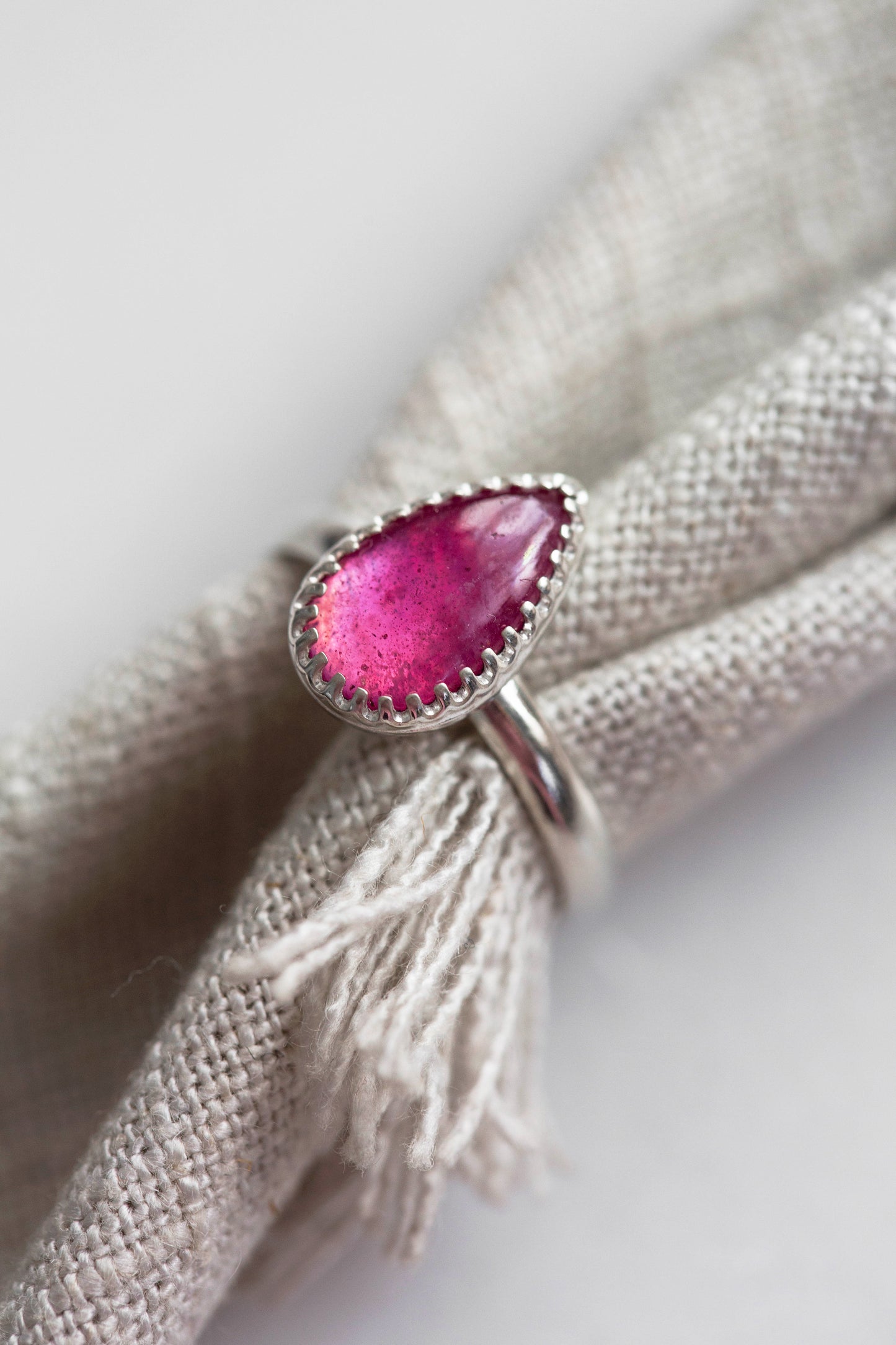 Size 10 | Pink Sapphire Ring | #16