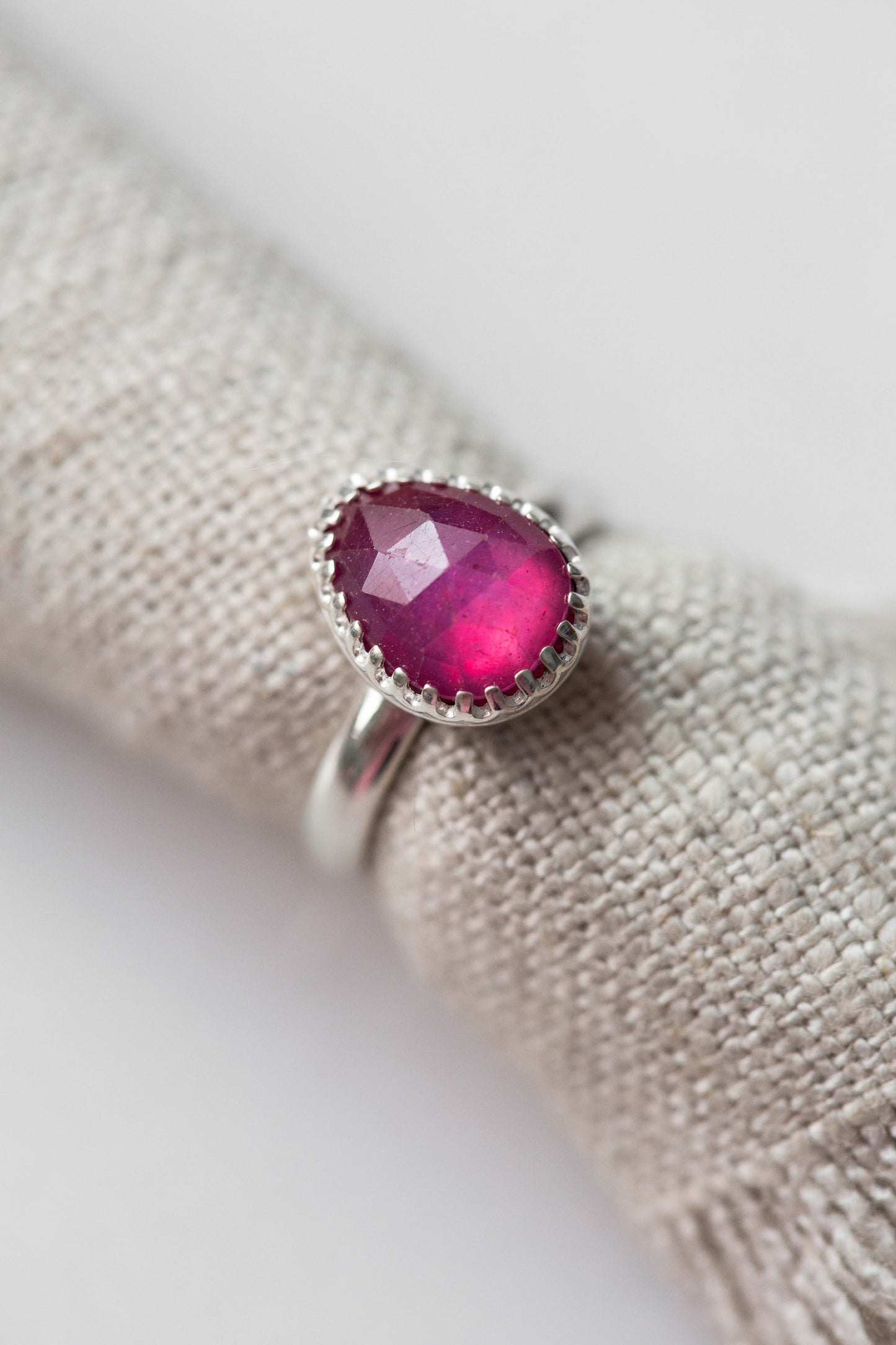 Size 5 | Pink Sapphire Ring | #17
