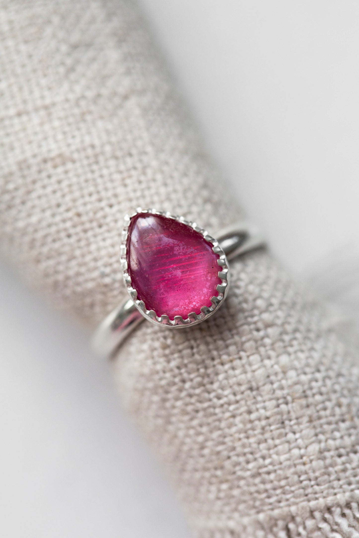 Size 7.5 | Pink Sapphire Ring | #19