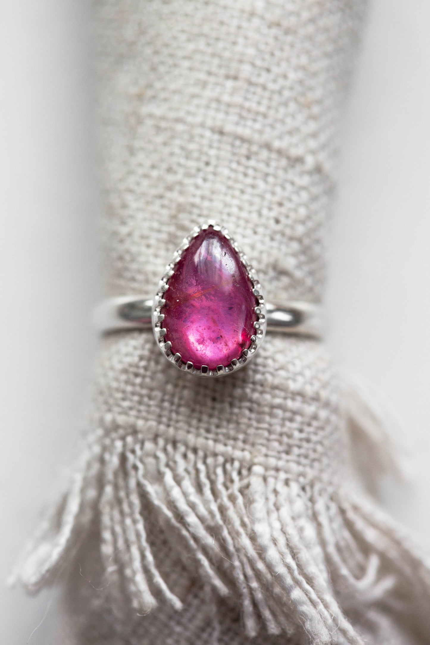 Size 8 | Pink Sapphire Ring | #24