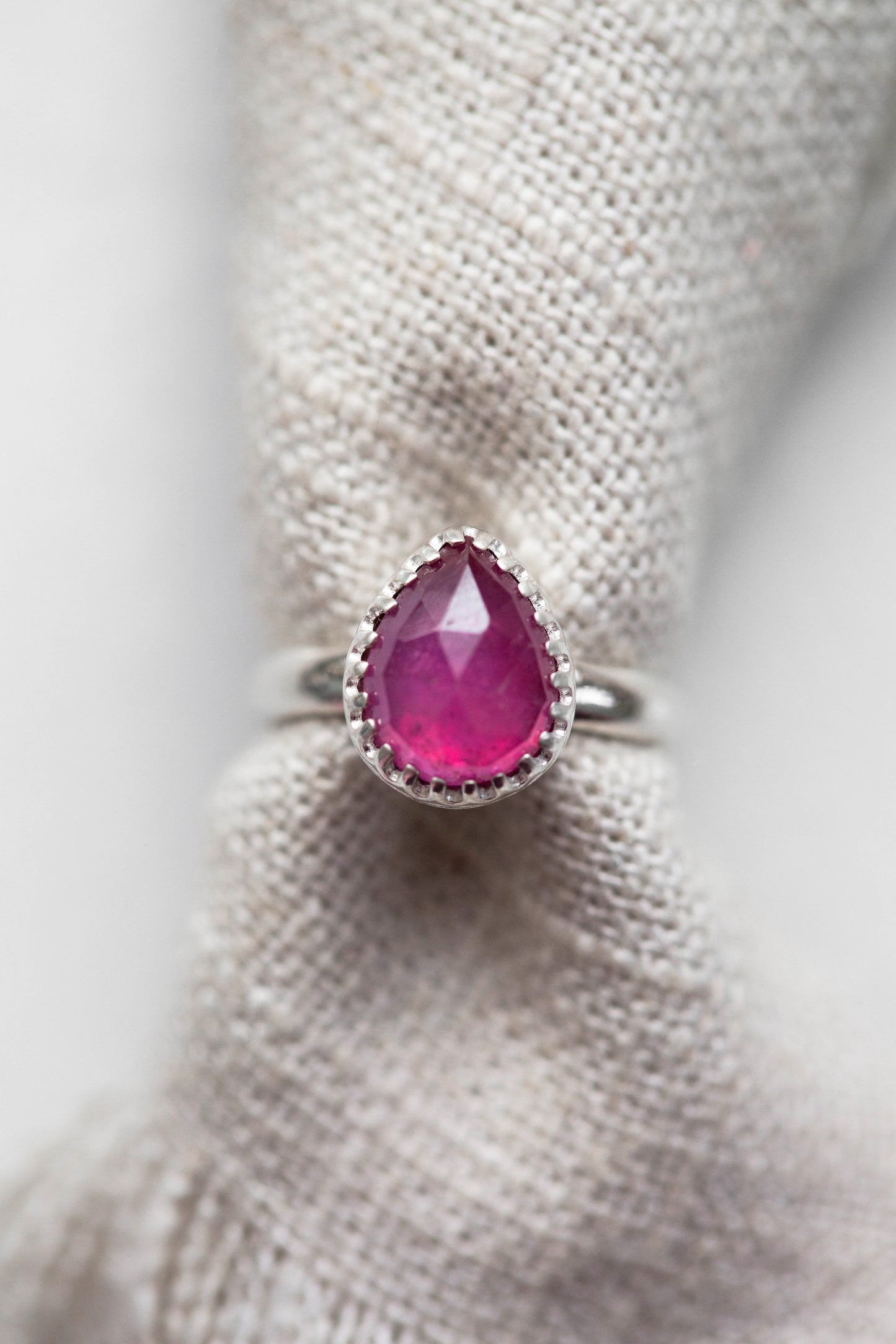 Size 5 | Pink Sapphire Ring | #25