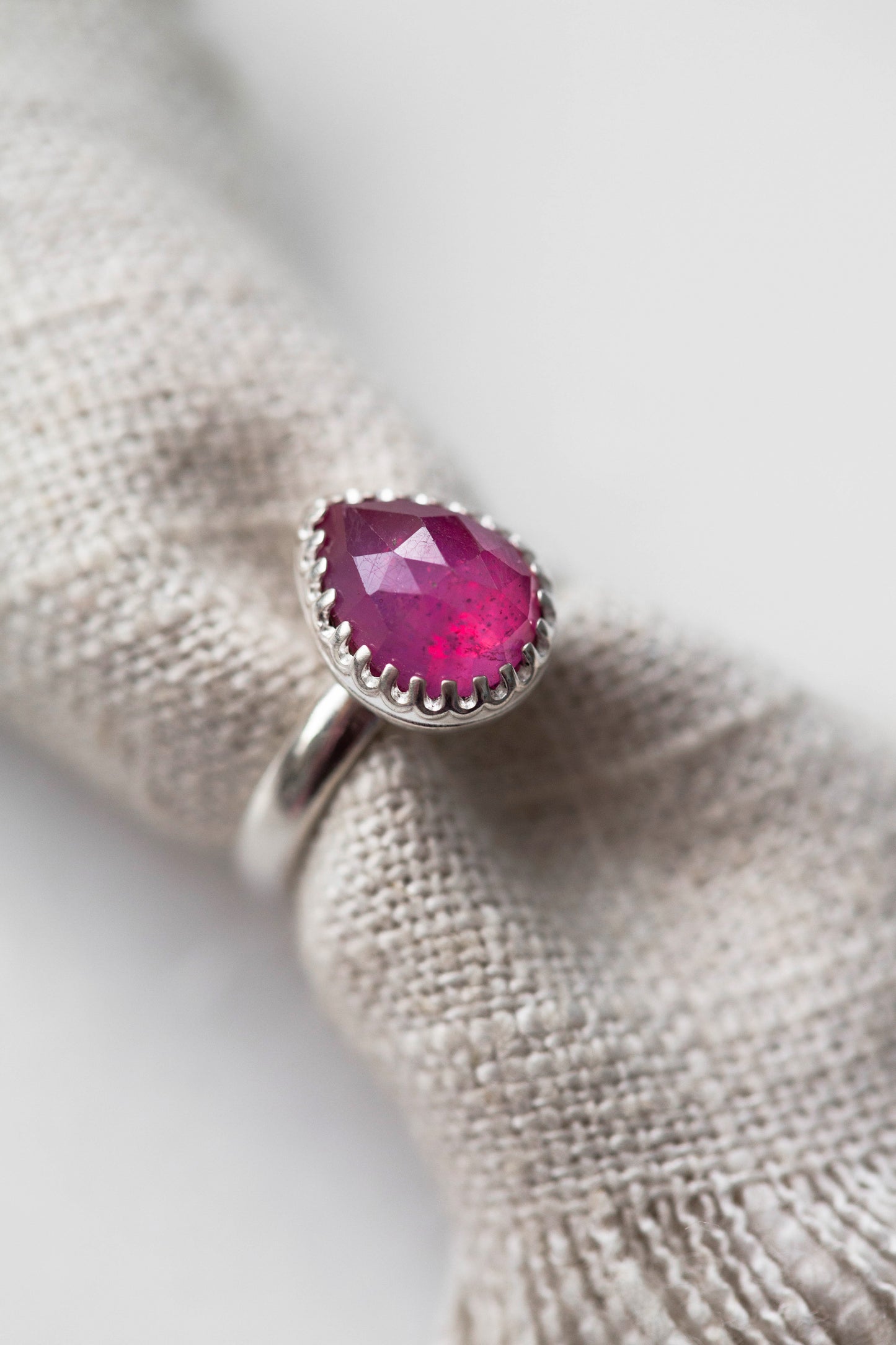 Size 5 | Pink Sapphire Ring | #25