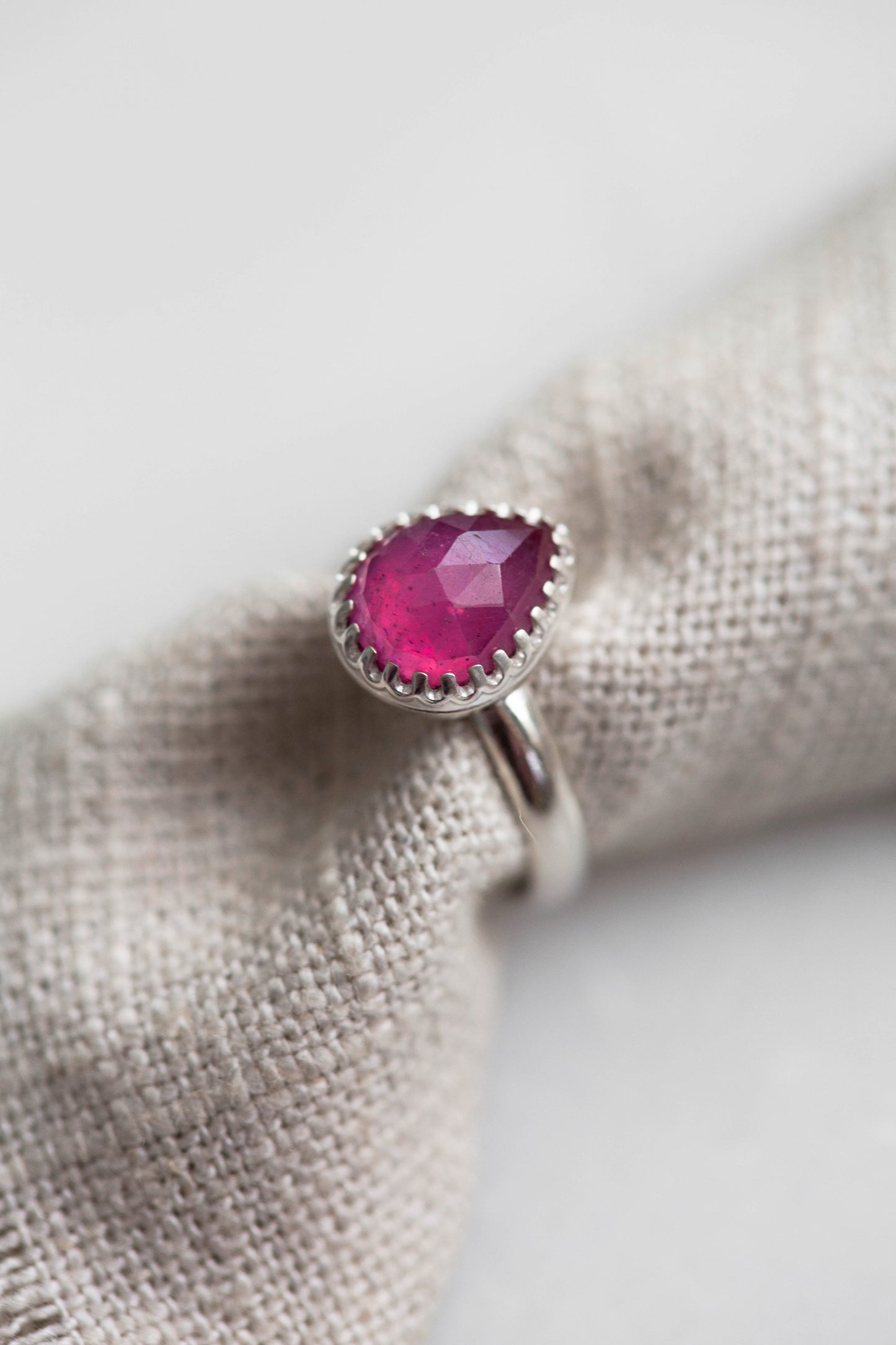 Size 5 | Pink Sapphire Ring | #25