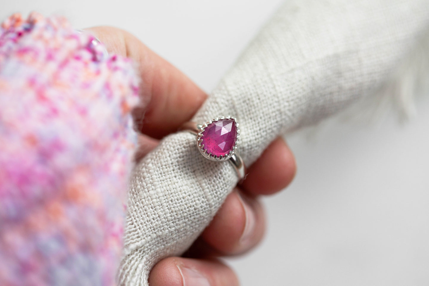Size 5 | Pink Sapphire Ring | #25