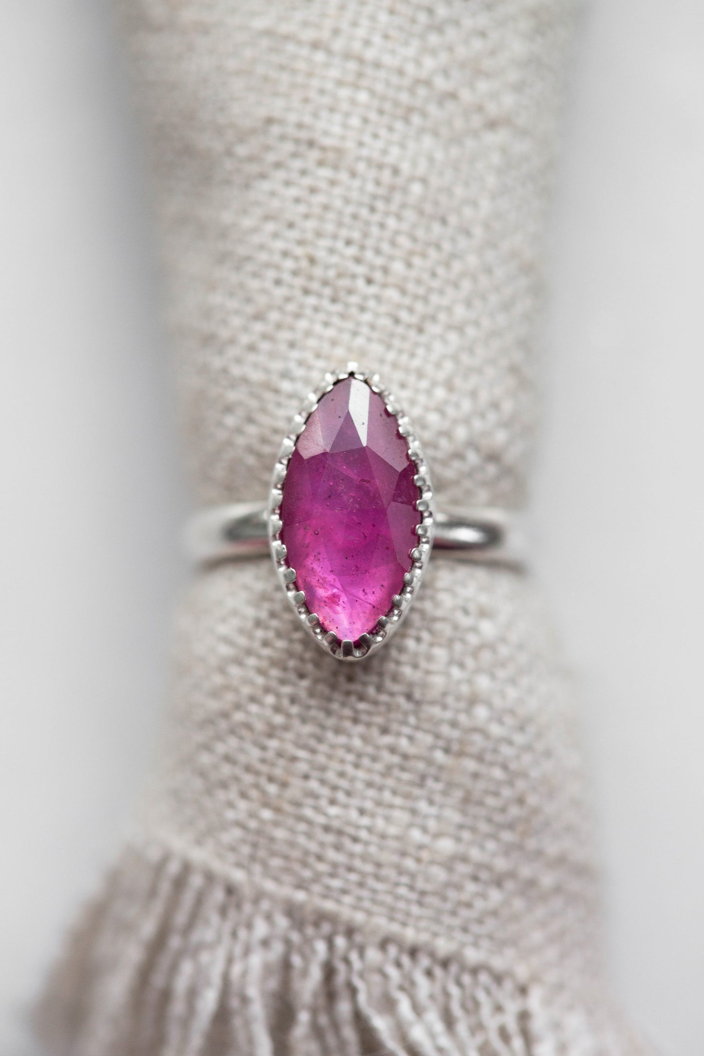 Size 6.5 | Pink Sapphire Ring | #26