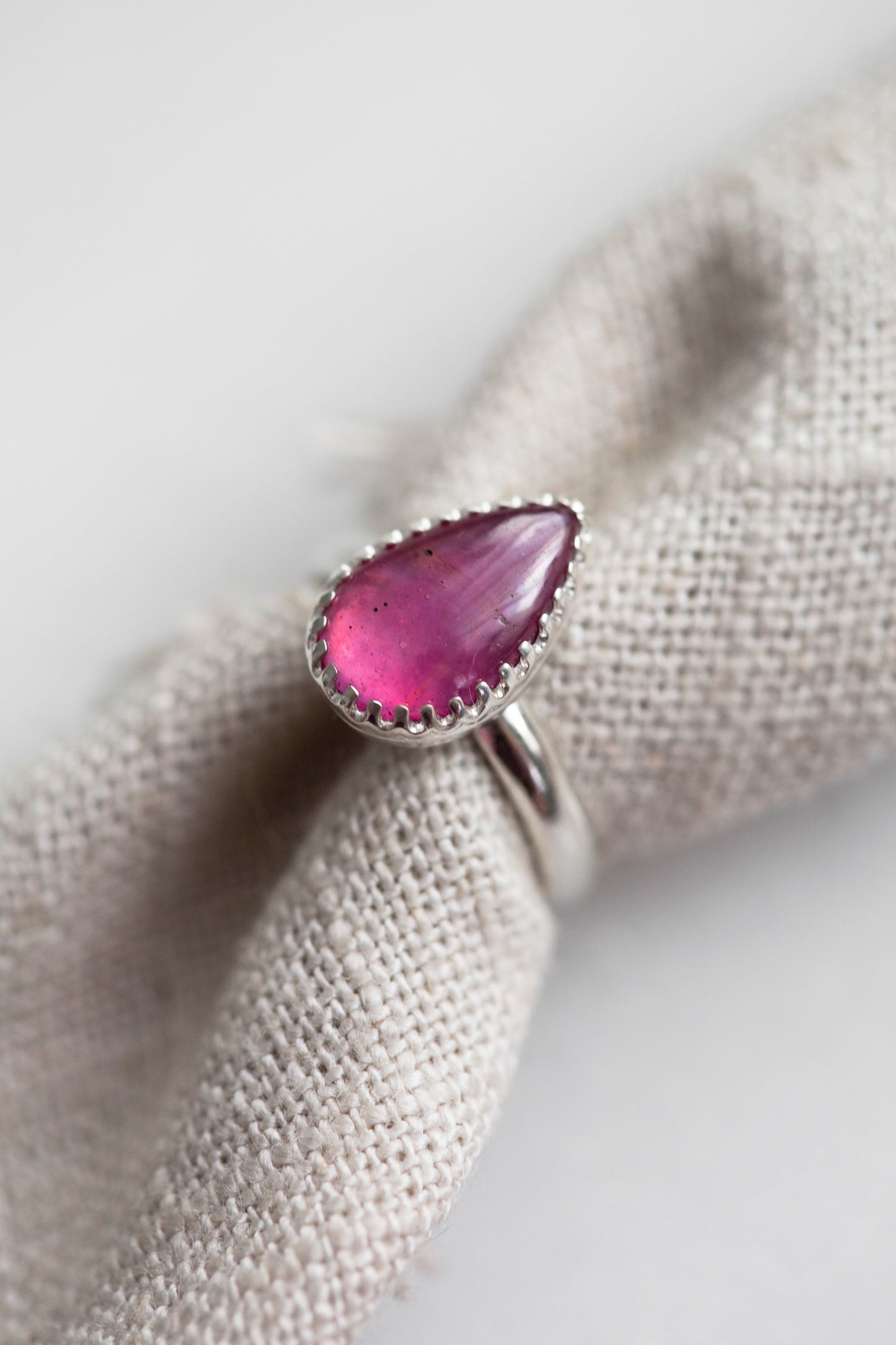 Size 6.5 | Pink Sapphire Ring | #27
