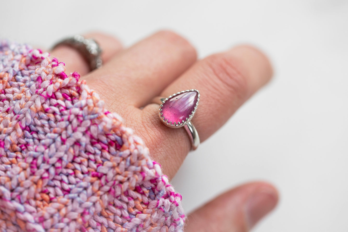Size 6.5 | Pink Sapphire Ring | #27