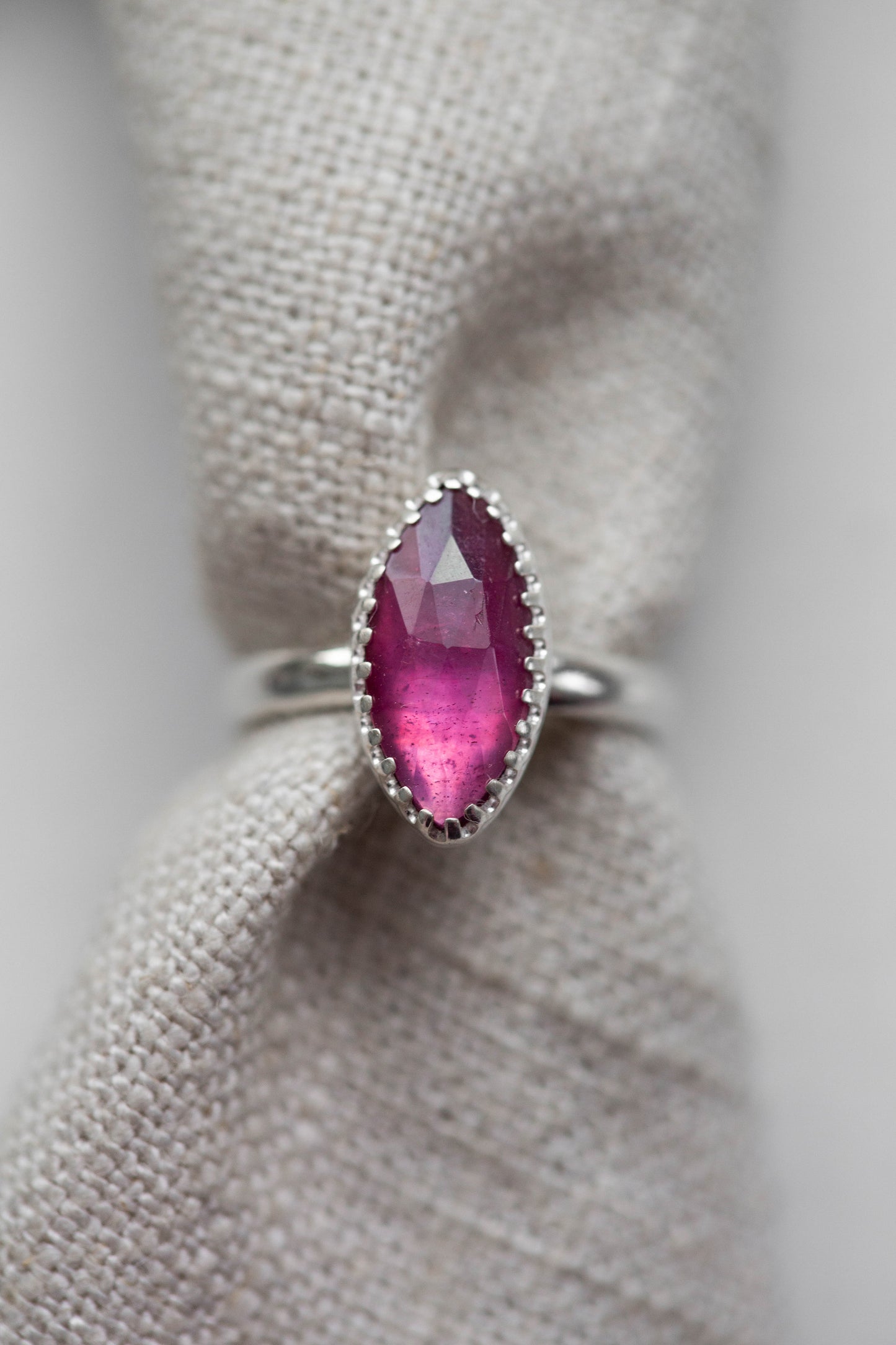 Size 6 | Pink Sapphire Ring | #28