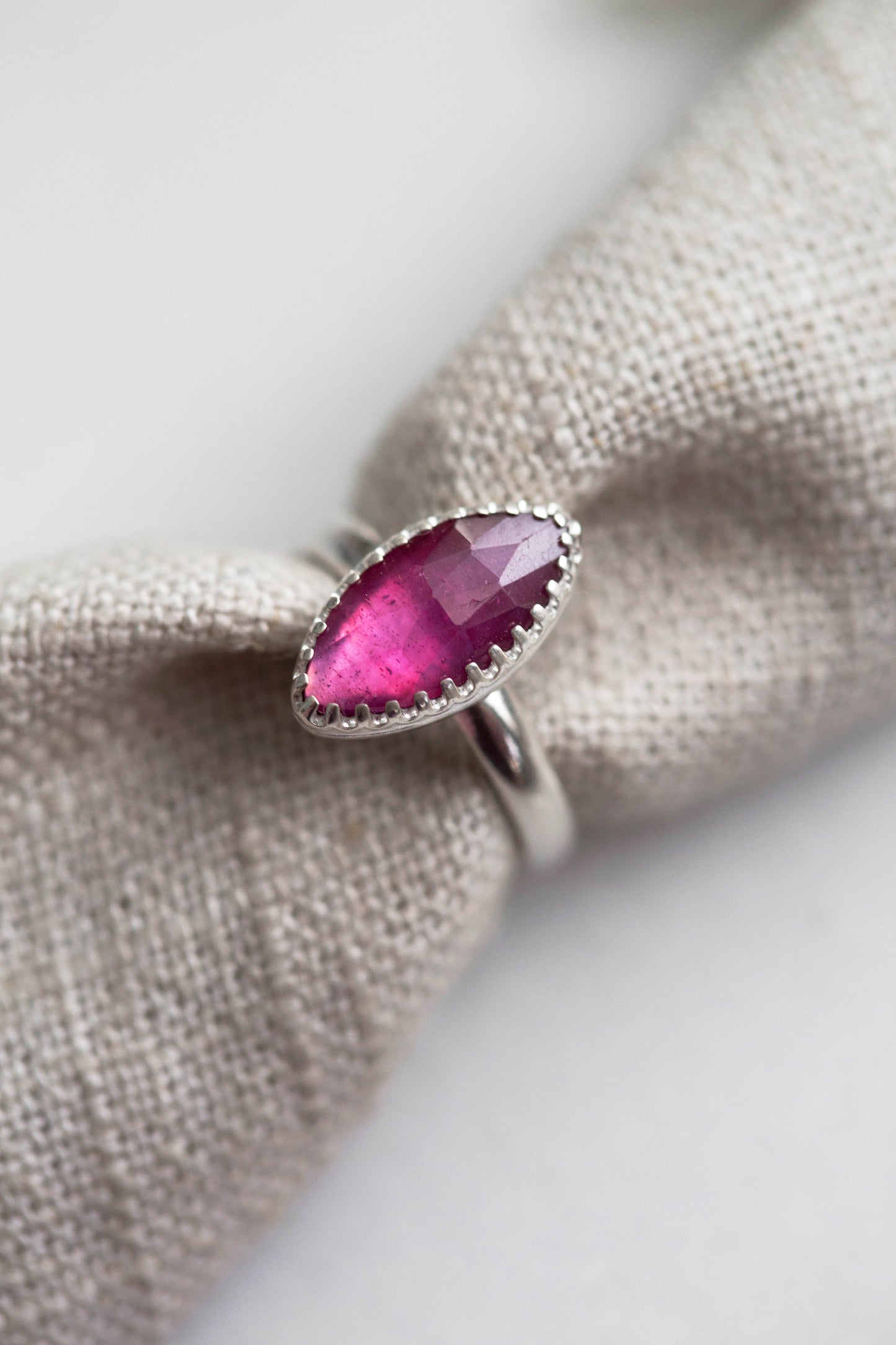 Size 6 | Pink Sapphire Ring | #28
