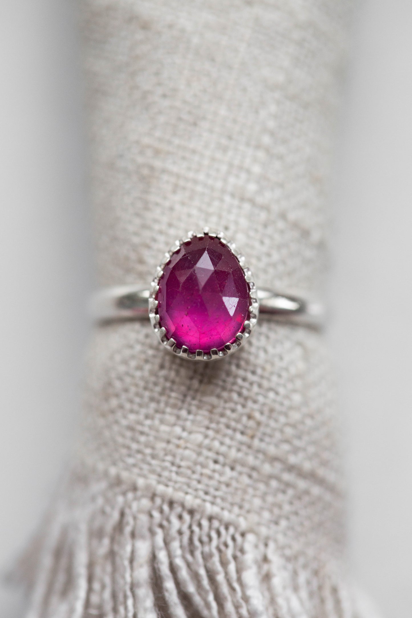 Size 9.5 | Pink Sapphire Ring | #36