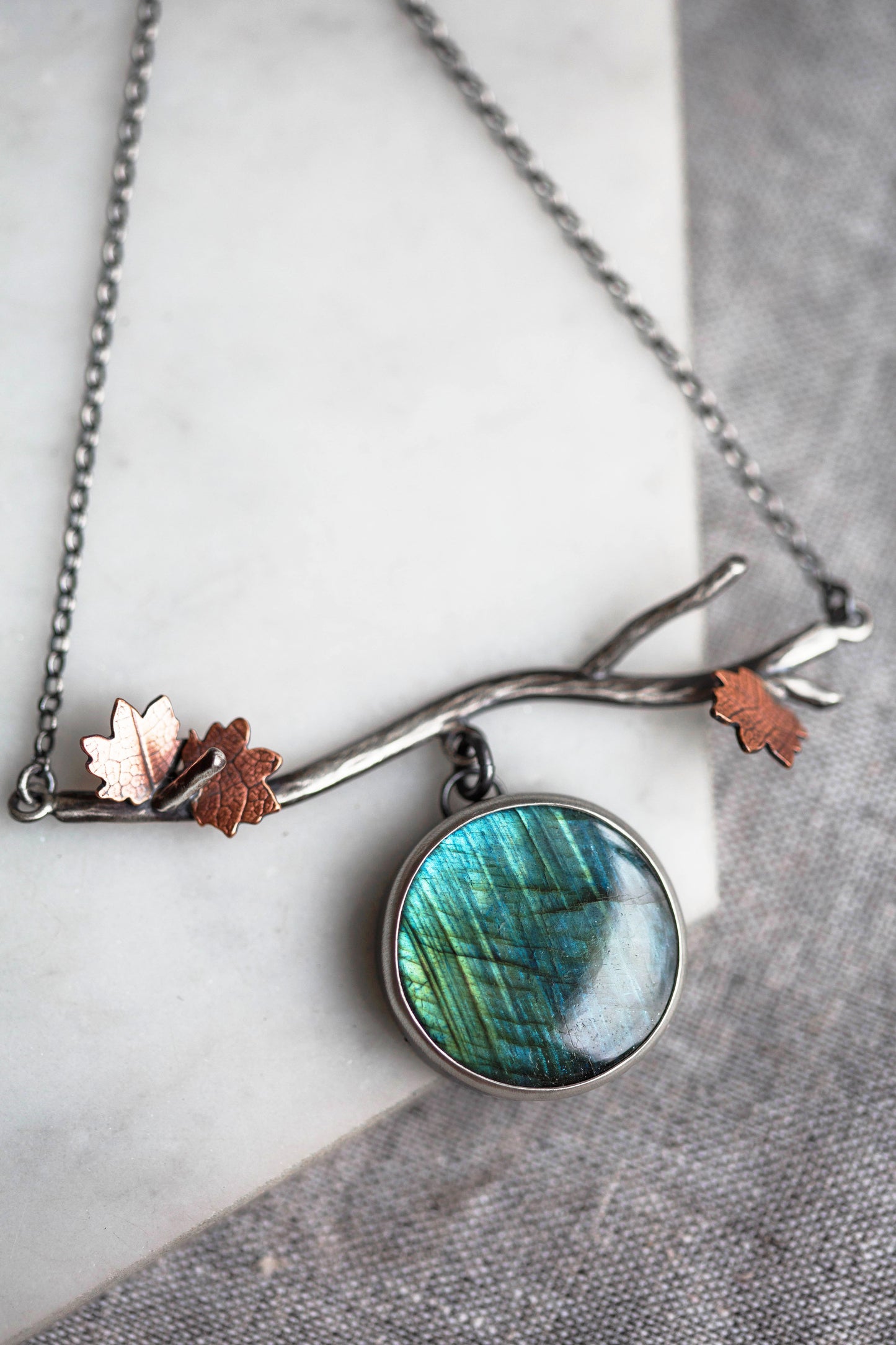 Autumn Moon Necklace | #7