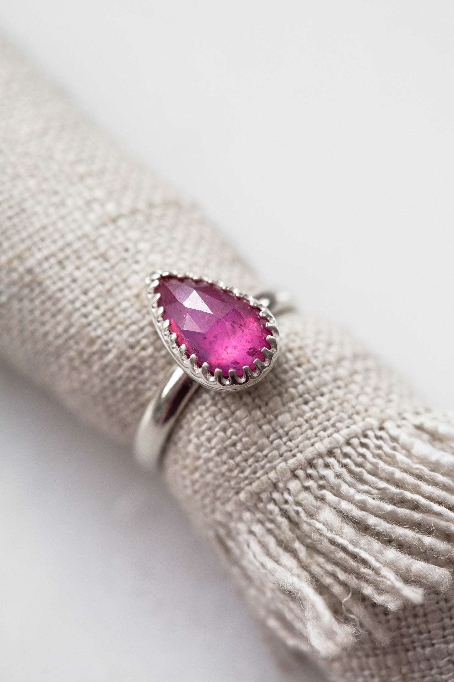 Size 6.75 | Pink Sapphire Ring | #38
