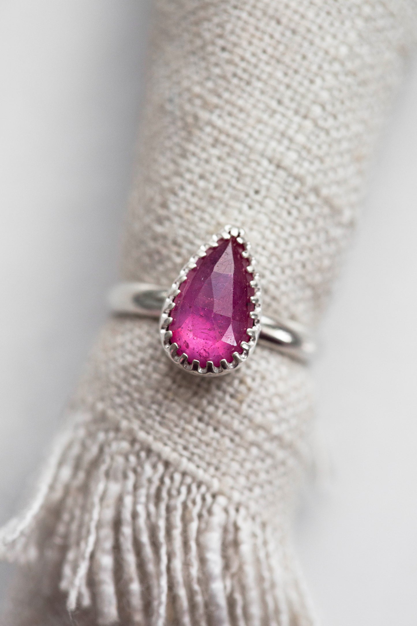 Size 6.75 | Pink Sapphire Ring | #38