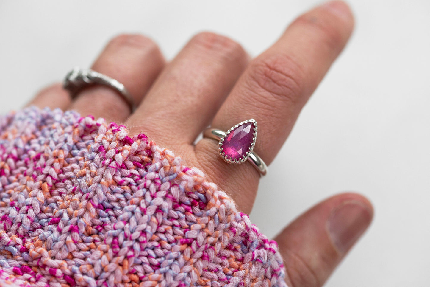 Size 6.75 | Pink Sapphire Ring | #38