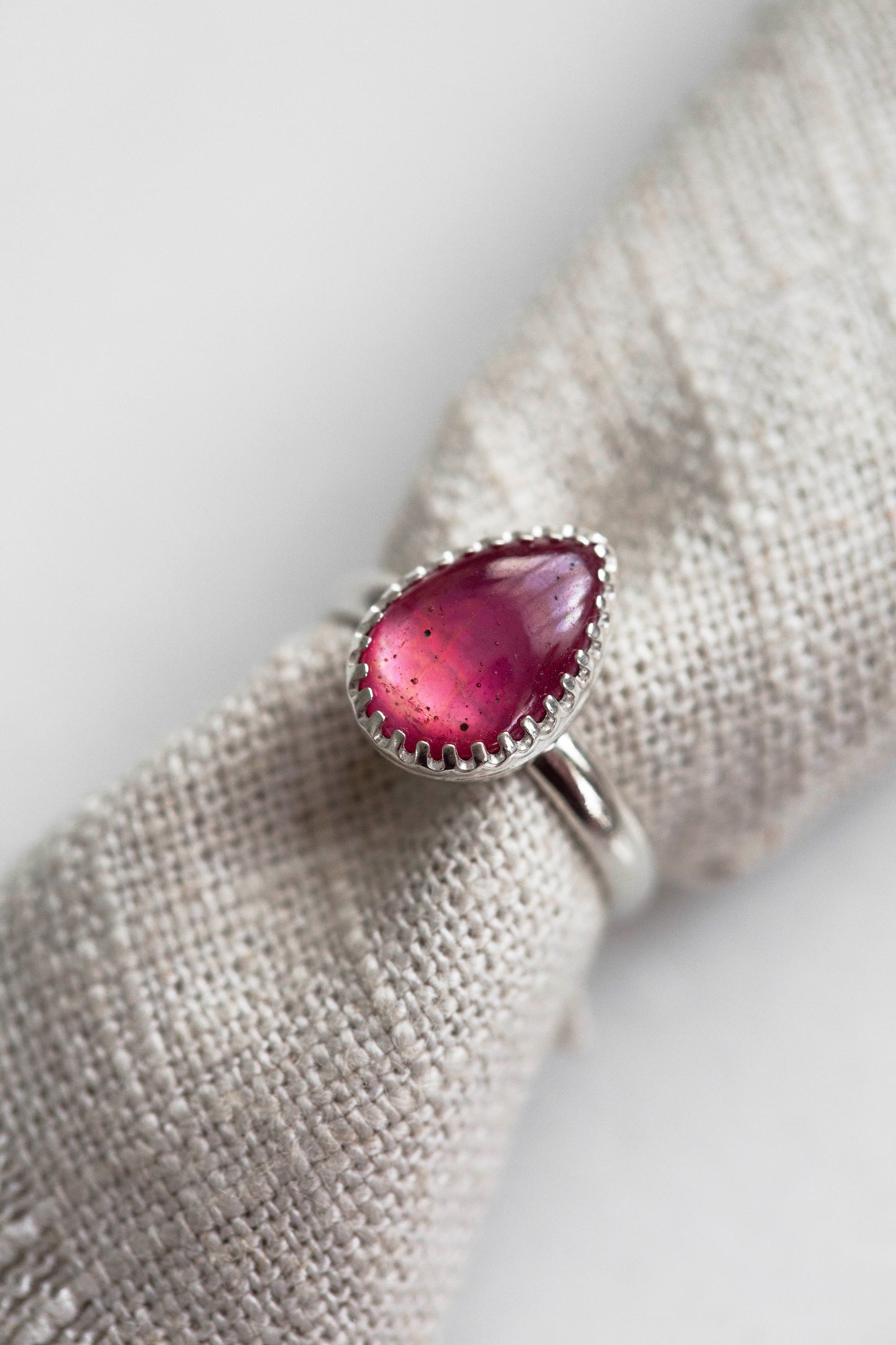 Size 7 | Pink Sapphire Ring | #40