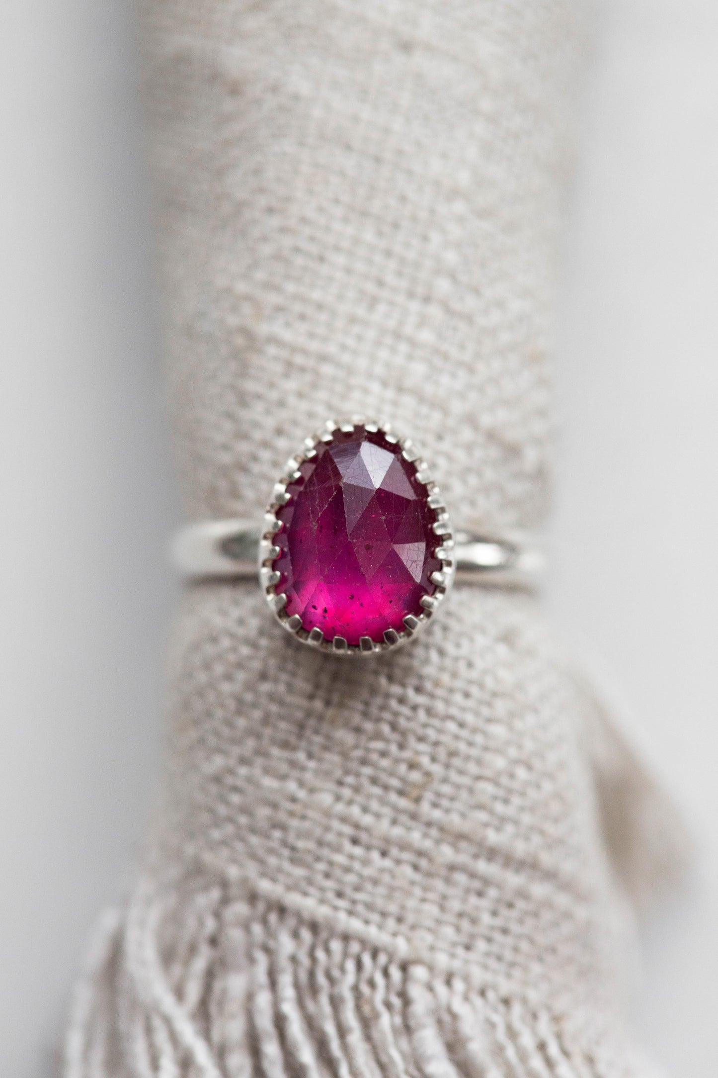 Size 7.25 | Pink Sapphire Ring | #41