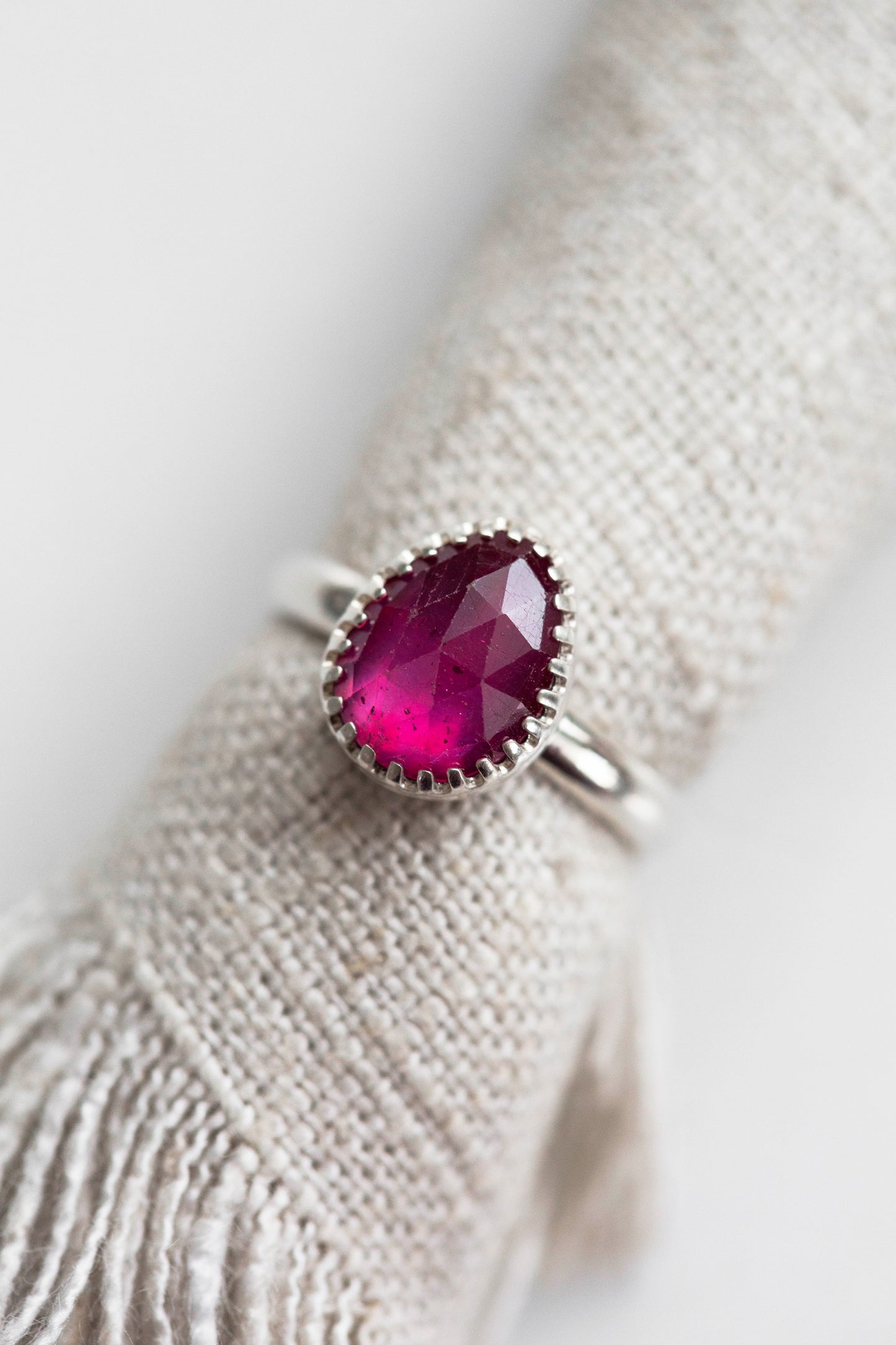 Size 7.25 | Pink Sapphire Ring | #41