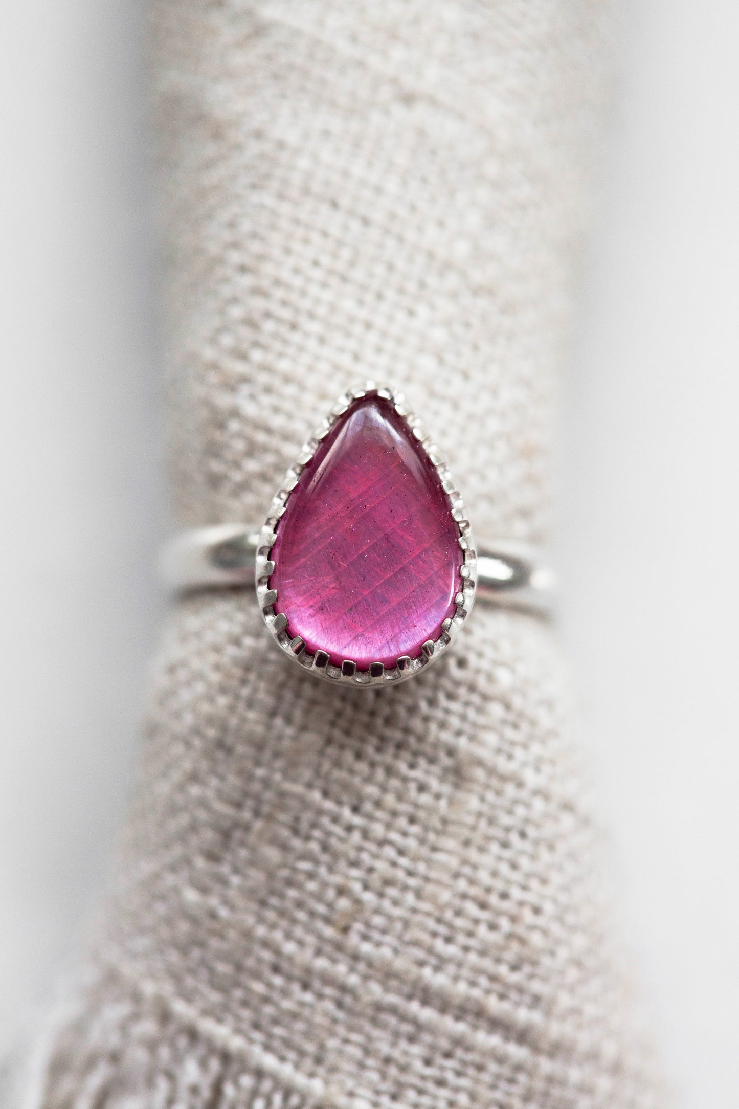 Size 6 | Pink Sapphire Ring | #42