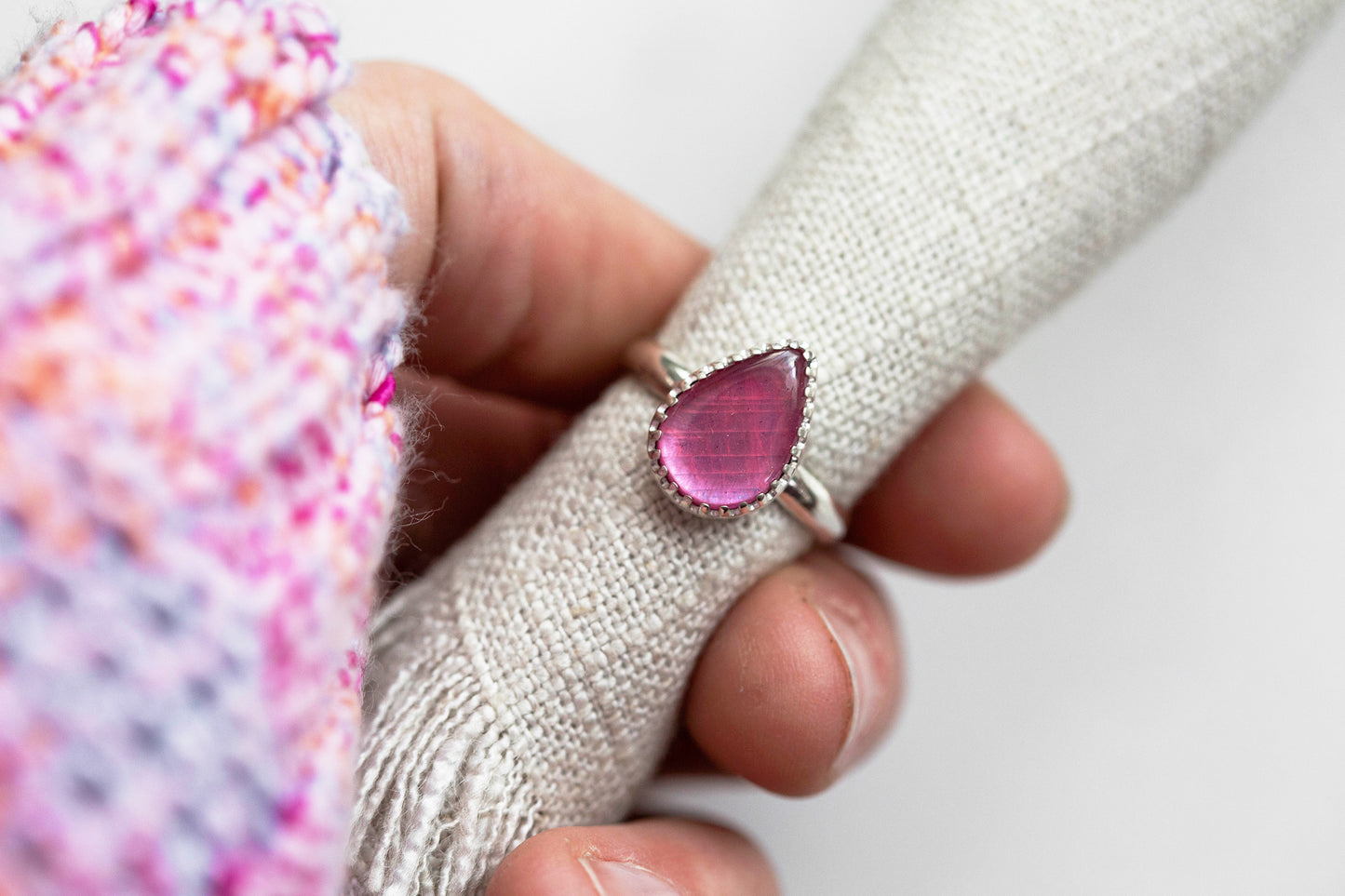 Size 6 | Pink Sapphire Ring | #42