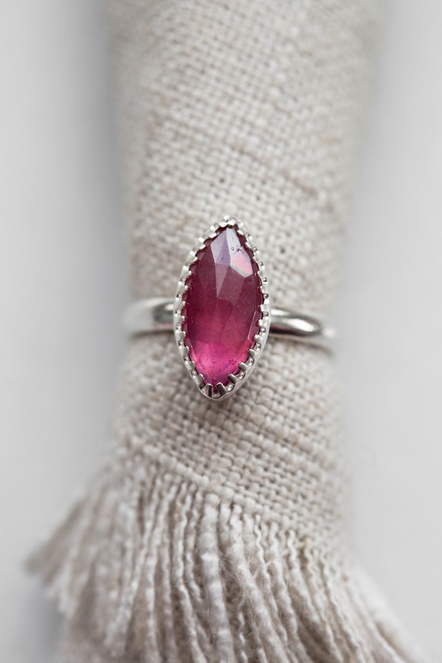 Size 6 | Pink Sapphire Ring | #43