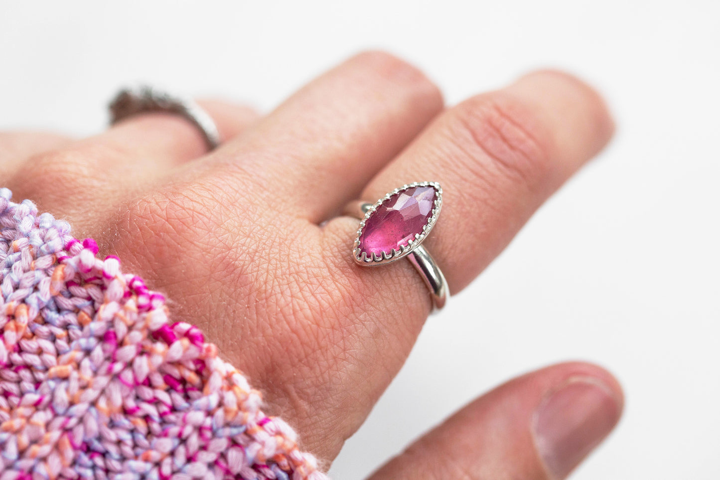 Size 6 | Pink Sapphire Ring | #43