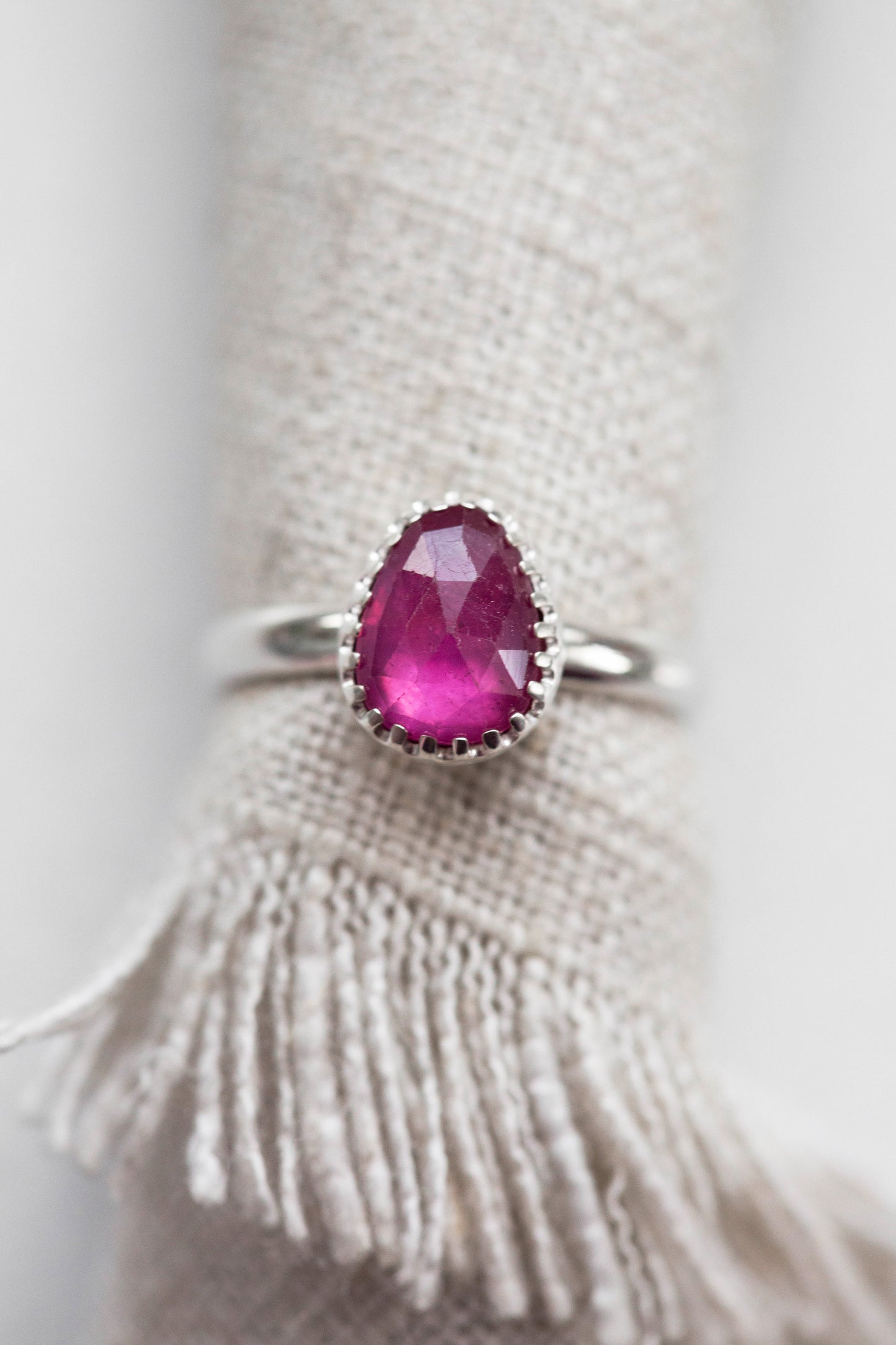 Size 9 | Pink Sapphire Ring | #44