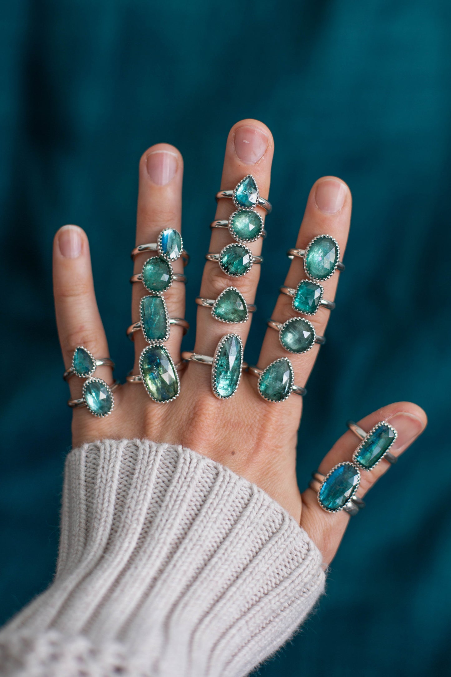 Size 7.5 | Kyanite Ring | #52