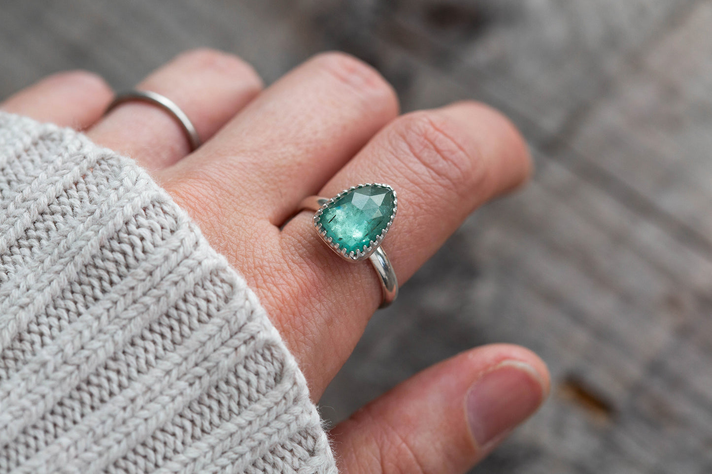 Size 8 | Kyanite Ring | #1