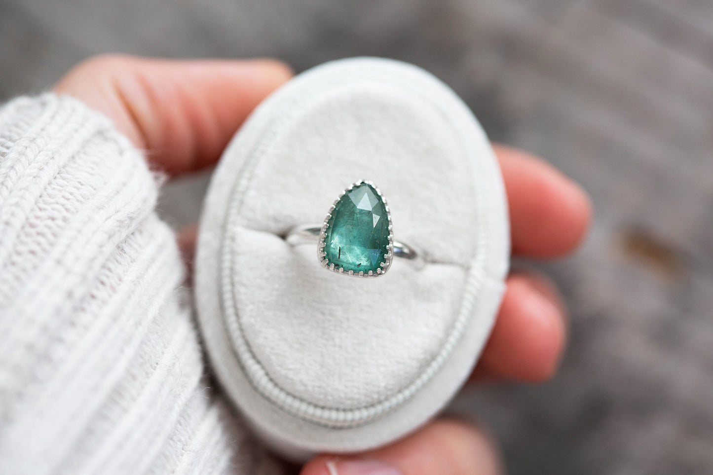 Size 8 | Kyanite Ring | #1
