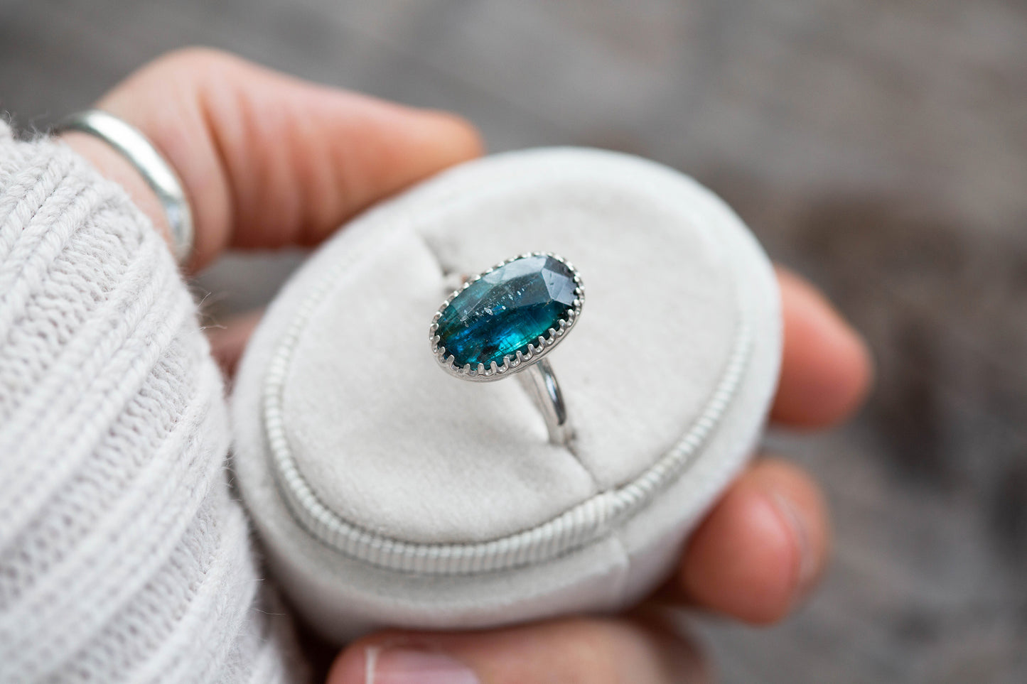 Size 8 | Kyanite Ring | #3