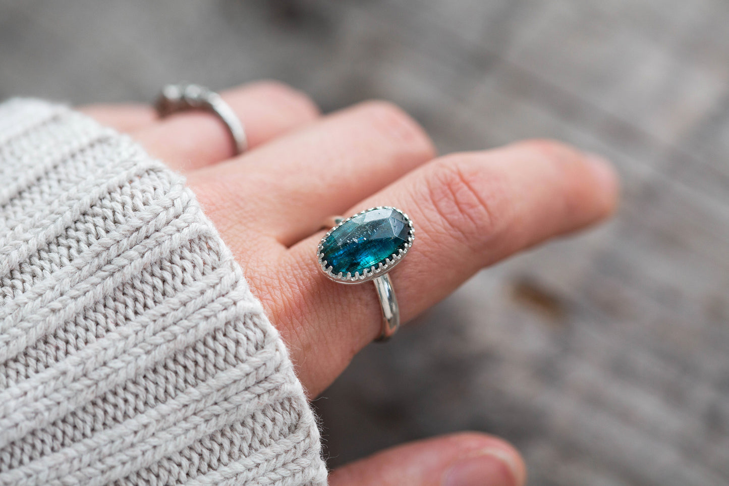 Size 8 | Kyanite Ring | #3