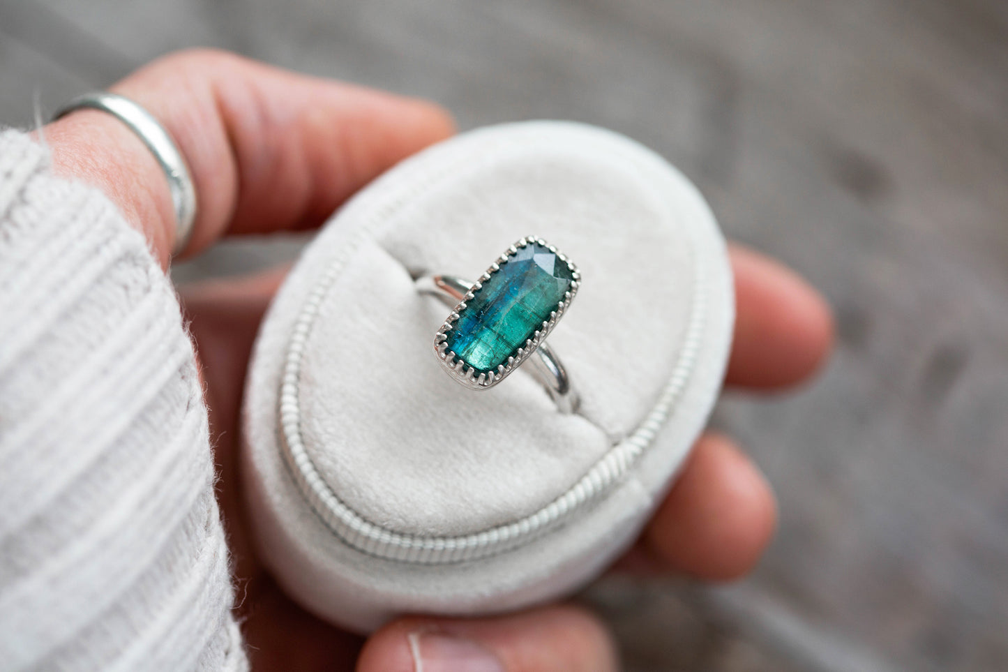 Size 9 | Kyanite Ring | #11