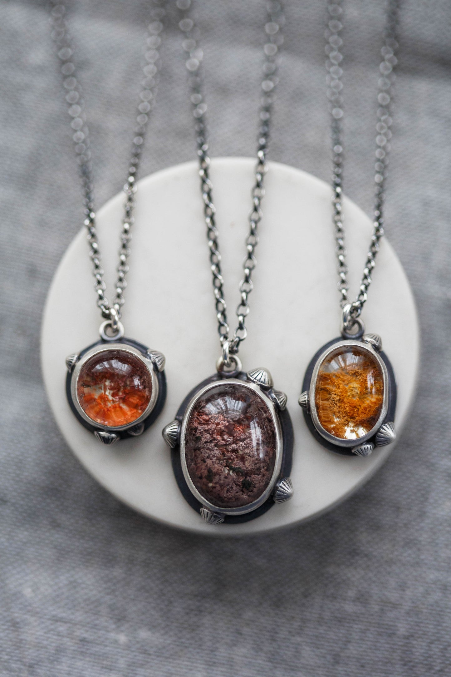 Smaller | Barnacled Tidal Pool Necklace | #9