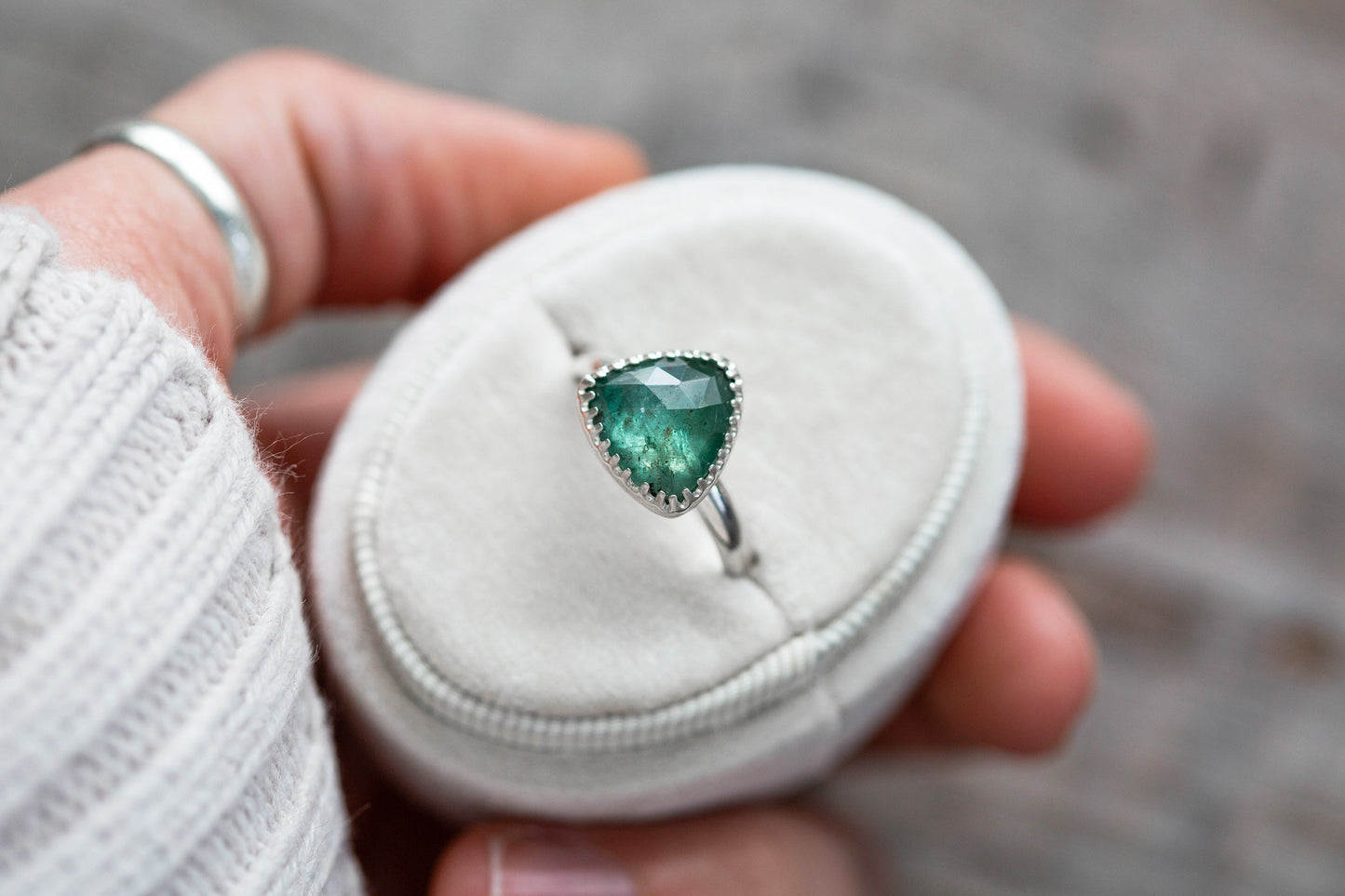 Size 8 | Kyanite Ring | #13