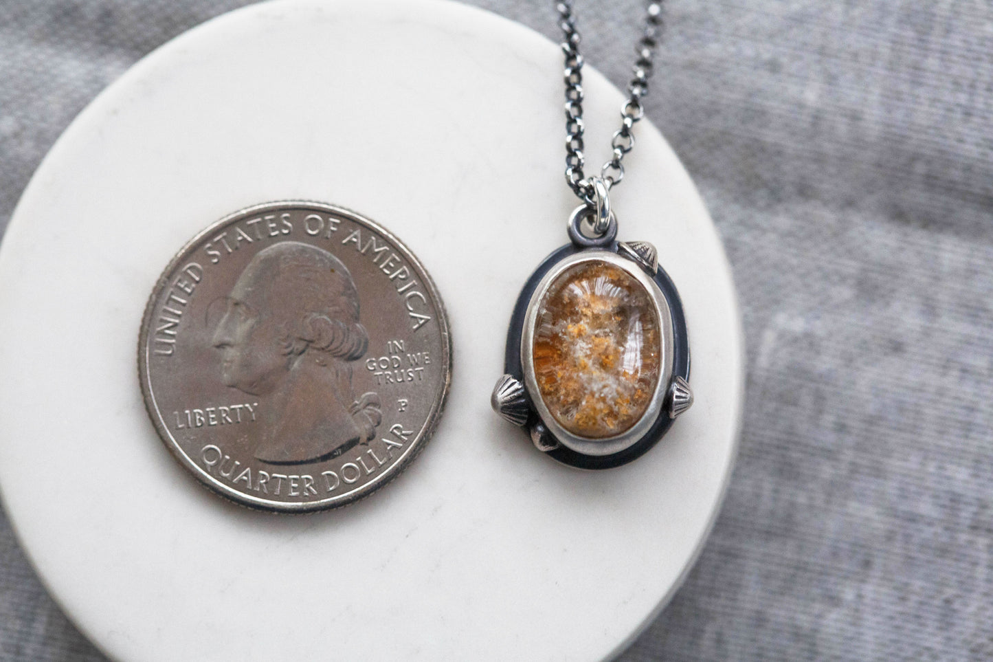 Smaller | Barnacled Tidal Pool Necklace | #2
