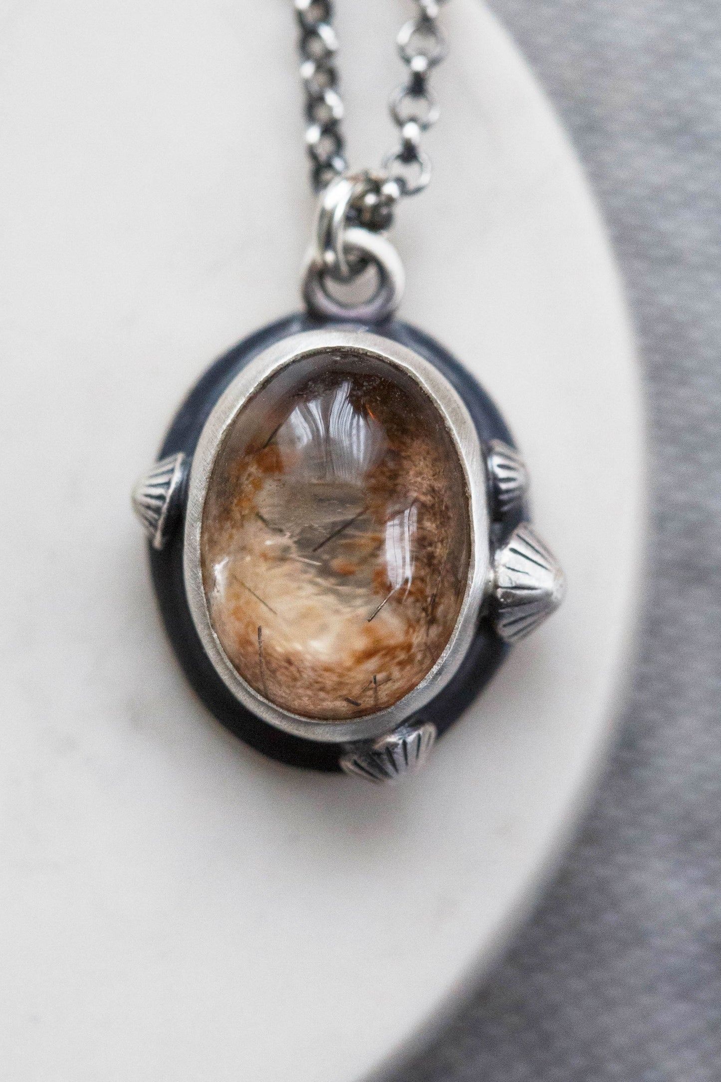 Smaller | Barnacled Tidal Pool Necklace | #4